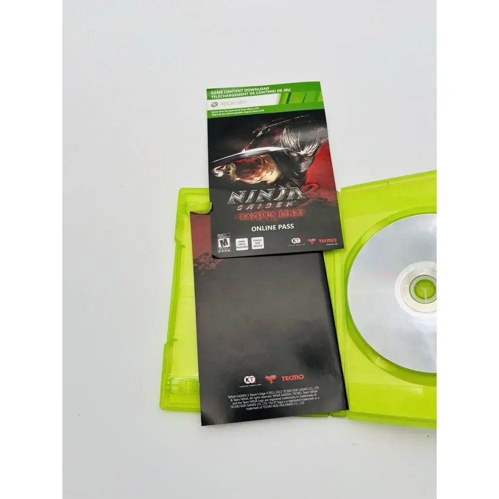 Ninja Gaiden 3: Razor's Edge (Microsoft Xbox 360, 2013) Authentic Tested Works
